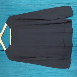 Uniqlo Black Women's Blouse without collar size S